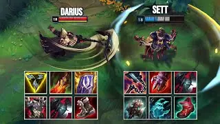 MATHEMATICALLY CORRECT SETT vs DARIUS FULL BUILD FIGHTS & Best Pentakills!