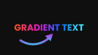 Create Gradient Text Effect using only HTML and CSS