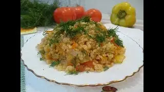 Bulgur with vegetables - the perfect side dish!