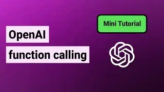 OpenAI function calling