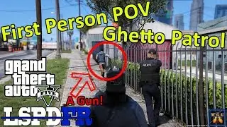 First Person Crown Vic Ghetto Patrol with a Partner GTA 5 LSPDFR Episode 167