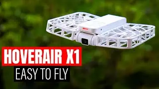First Flight with HOVERAir X1 Pocket-Sized Self-Flying Camera Drone