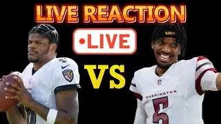 Baltimore Ravens vs Washington Commanders : Live Game Day Reaction & Analysis!