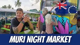 RAROTONGA, COOK ISLANDS: TRYING EVERYTHING AT THE FAMOUS MURI NIGHT MARKET.