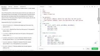 Design Circular Queue - Leetcode 622 - Linked List - Python