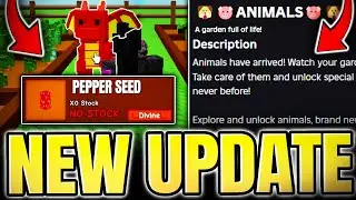 GROW A GARDEN ANIMALS / PETS UPDATE! (HOW TO GET EGGS SHOWCASE, ANIMALS, PEPPER SEEDS & MORE) ROBLOX