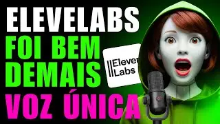 Novo Recurso da Elevenlabs está Magnífico l Crie uma Voz de IA ÚNICA para seu Canal Dark