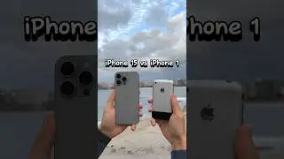 iPhone 15 vs iPhone 1 🆚 Así cambió la cámara del iPhone en 16 años…