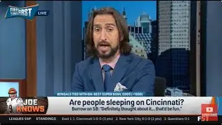 FIRST THINGS FIRST | Nick Wright SHOCKED, People Are SLEEPING On Joe Burrow And Cincinnati Bengals