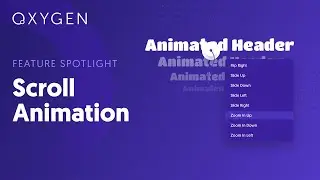 Oxygen's Animations - Animate Any Element On Scroll