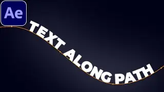 Text Along Path Tutorial in After Effects | Text On Path