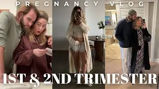 We're Pregnant! | 1st & 2nd Tri Vlog | Family reactions, unfiltered thoughts, health scare, & more!