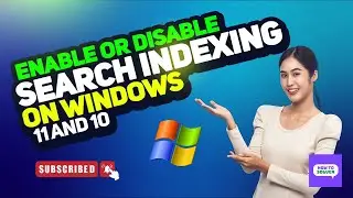 How to Enable or Disable Search Indexing on Windows 11 and 10 2024 [New Method]