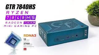 This Mini PC Has The Most Powerful RDNA3 iGPU! GTR7 Ryzen 7840HS Hands-On Review