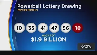 Winning Powerball drawing numbers finally released -- 10-33-41-47-56-10