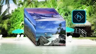 3d cube design photoshop tutorial for beginners