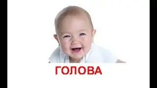 Учим названия частей тела.