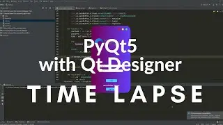 Qt Designer with PyQt5 - Login Application - TIME LAPSE