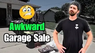 Game hunting at garage sale gets a little AWKWARD 👀
