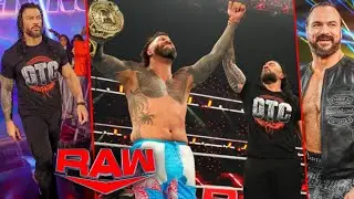 WWE Raw 21 October 2024 - Roman Reigns Helps Jey Uso To Retain Title, Drew McIntyre Returns, Seth ?