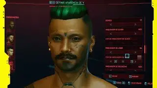 Cyberpunk 2077 - Customização de Personagem - V Homem ♂💪