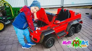 My Favourite color of car is Red 🔴 Arthur and Melissa Play together