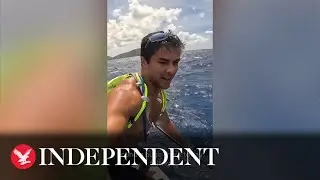 Foil surfer has close encounter with '20ft' tiger shark