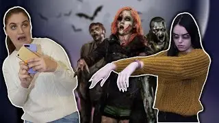 Лера и Алиса превратились в Зомби-Zombie Apocalypse