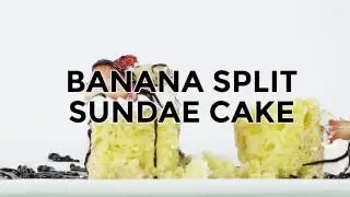 Banana Split Sundae Cake