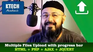 Multiple files upload with progress bar using HTML - Php - Ajax - JQuery Library [ Urdu / Hindi ]