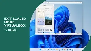 How to Exit Scaled Mode VirtualBox