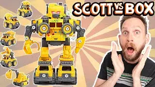 Take Apart Robot Toys Truck Set Unboxing