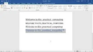 Microsoft office word 2019 tutorial