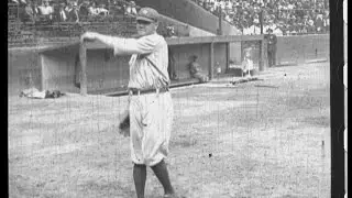 BABE RUTH AND THE YANKEES - OLD TIME BASEBALL FILM - Early film reel in three parts