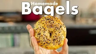 New York Bagels At Home - How to make a classic homemade bagels [with bagel history too]