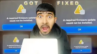 How to Fix 'A required firmware update could not be installed' Error