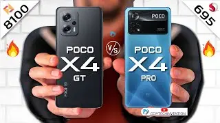 POCO X4 GT vs POCO X4 Pro 5G  Camera | Body | AnTuTu | Benchmark | Display |Comparison