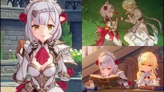Genshin Impact Noelle Hangout Date Event | Full Playthrough + All Endings