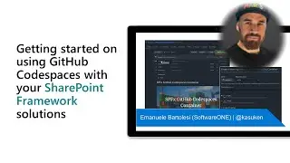Getting started on using GitHub Codespaces with your SharePoint Framework solutions