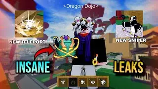 omggg.. DRAGON DOJO, New Sniper and more | Sneak Peaks | Blox fruits