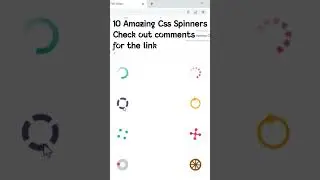 10 Amazing Css Spinners 