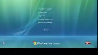 Windows Vista Startup screen was suspicious