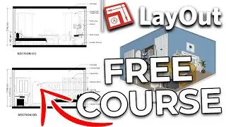 Layout for Sketchup FREE COURSE for Interior Design