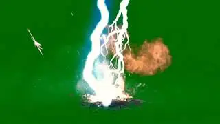 FREE GREEN SCREEN LIGHTNING STRIKE EFFECT