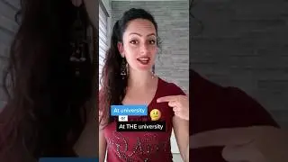 At university or at THE university? 🤔 | English Grammar
