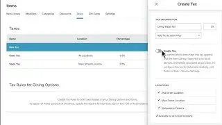 How to Set Up Taxes for Square Terminal