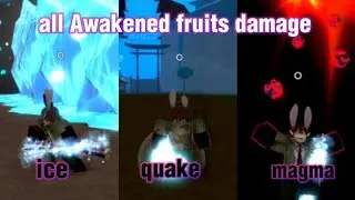 ALL Awakened fruits damage and price (king legacy)