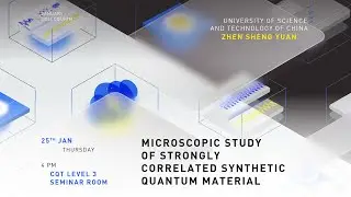 Microscopic study of strongly correlated synthetic quantum material