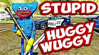 Stupid HUGGY WUGGY IDIOT HARD CAR CRASHES in GTA 5 - Realistic Car Crash Mods GTA V