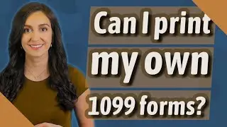 Can I print my own 1099 forms?